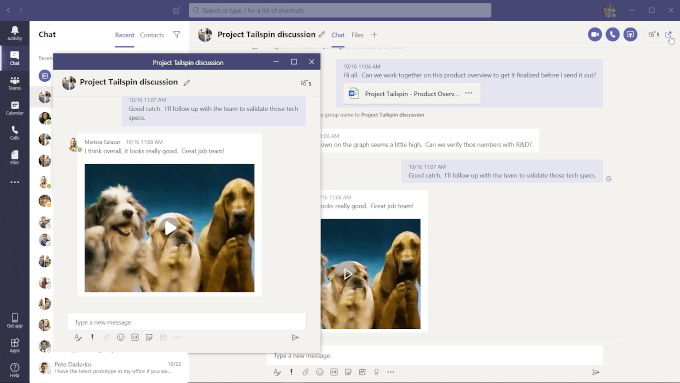 Microsoft Teams Screenshot